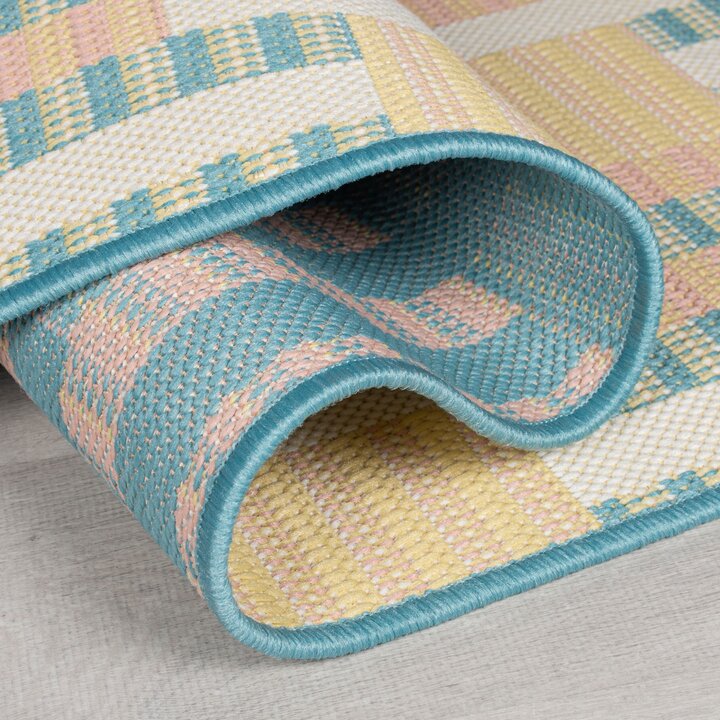 Buitenkleed - Villo Check Multicolor