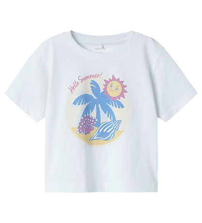 Name It T-Shirt - NmfJassa - Lucent White