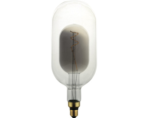 FLAIR LED Lamp DG150 helder/gerookt glas E27/4W (28W) 300 lm 2700 K warm wit