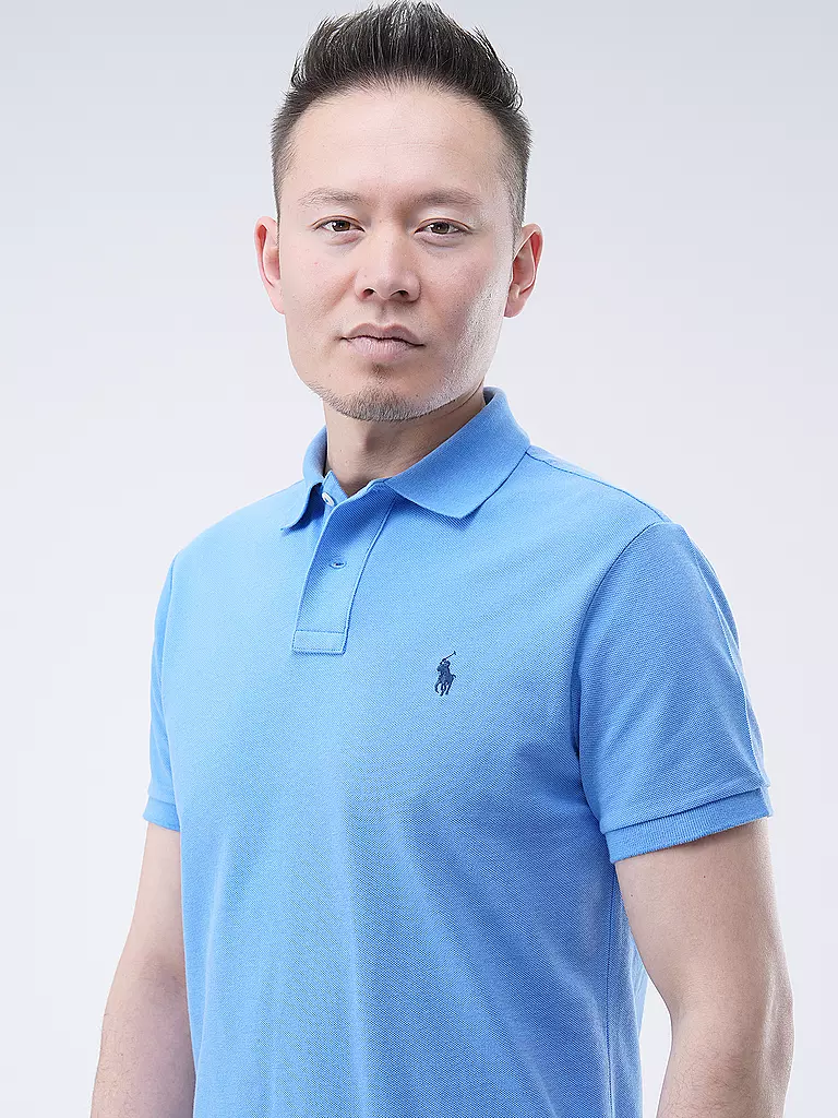 POLO RALPH LAUREN Poloshirt Custom Slim Fit hellblau