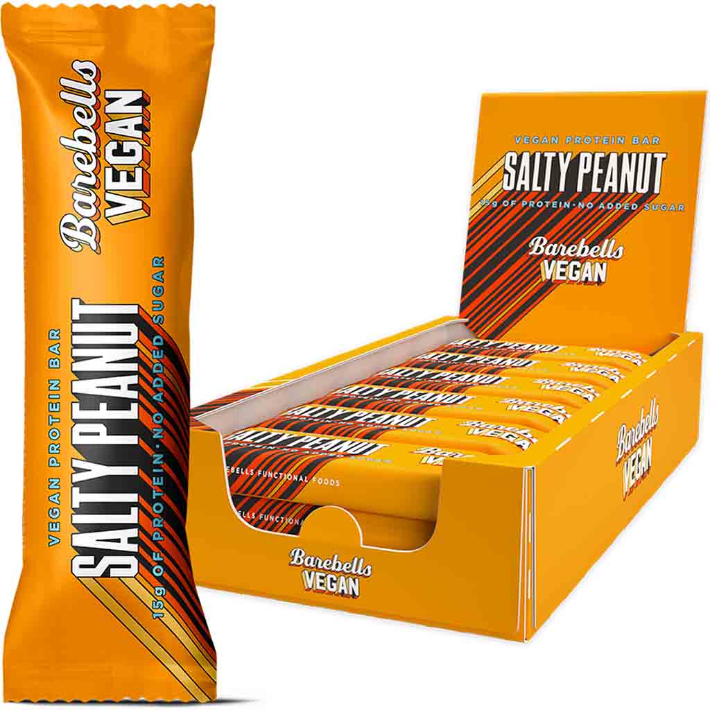 12x Barebells Vegan Protein Riegel Salty Peanut á 55g=660g MHD:18.7.25