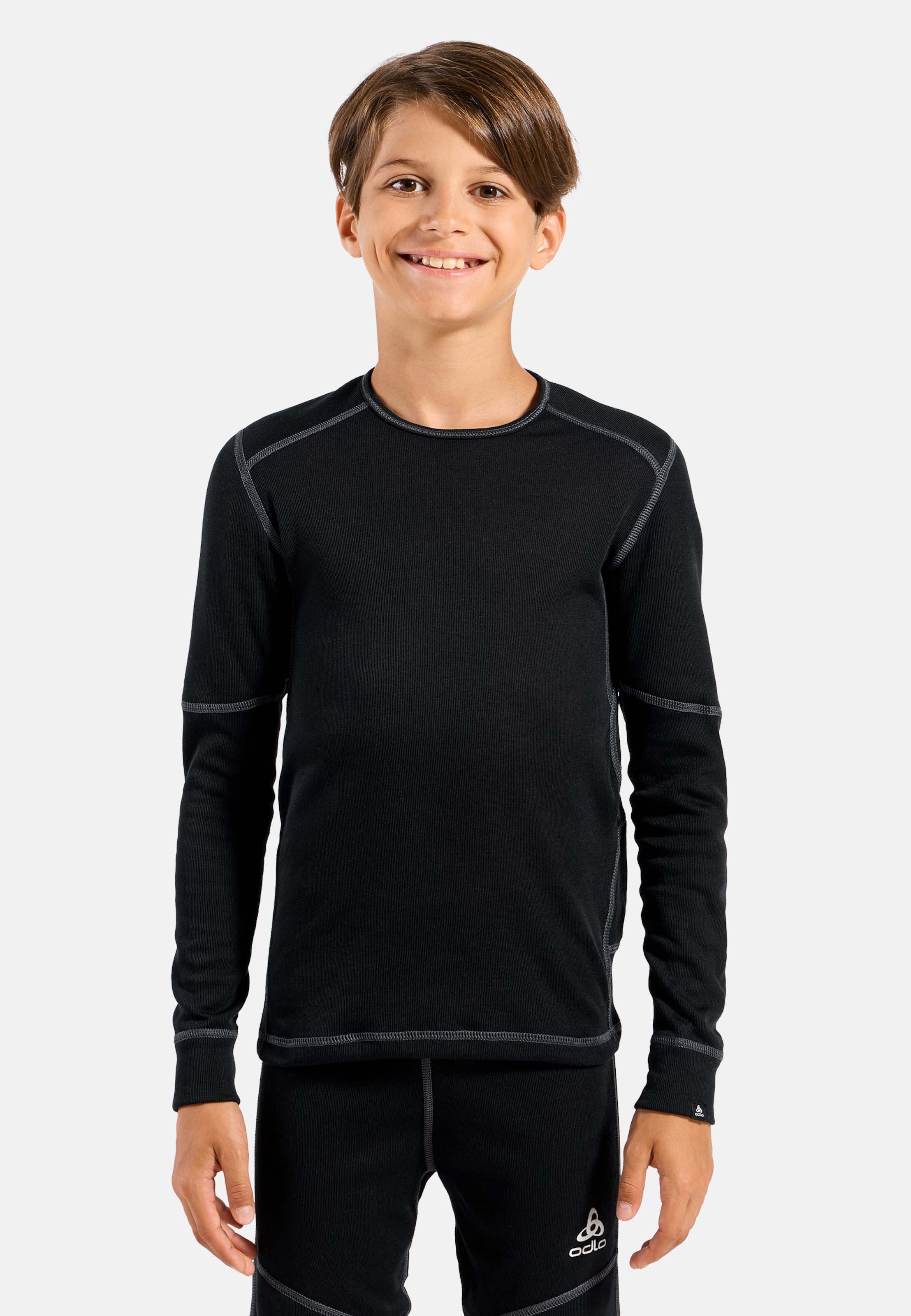 Active X-Warm Kids Base Layer Oberteil in black