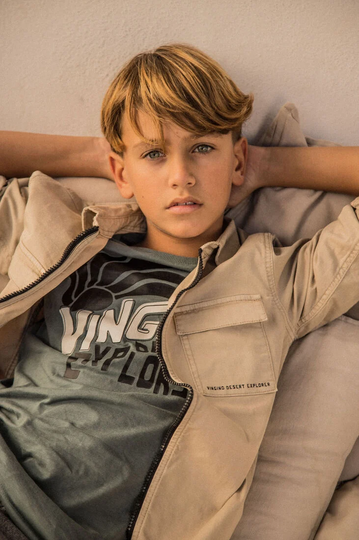 VINGINO zand vingino casual overhemd lazert