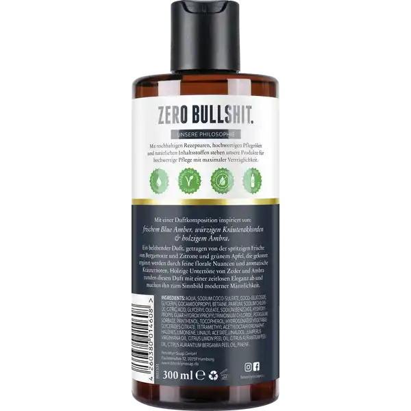 Body Wash Blue Amber & Cedar
