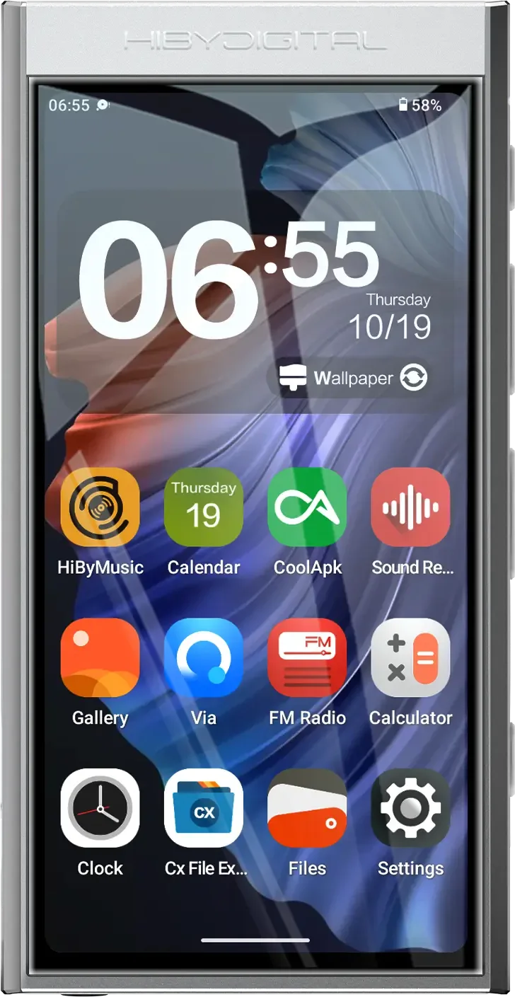 Hiby Digital M300 128 Silver Baladeurs audiophiles