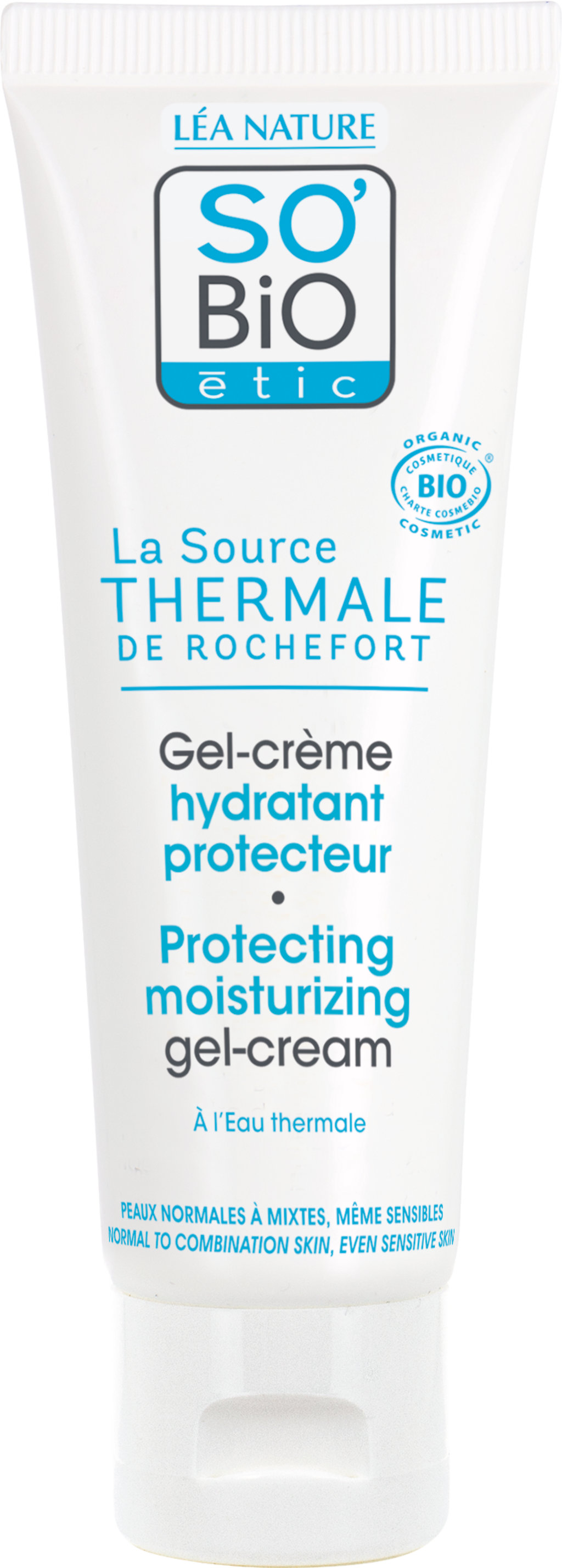 LÉA NATURE SO BiO étic  La Source Thermale Schützende & hydratisierende Gel-Creme, 50 ml