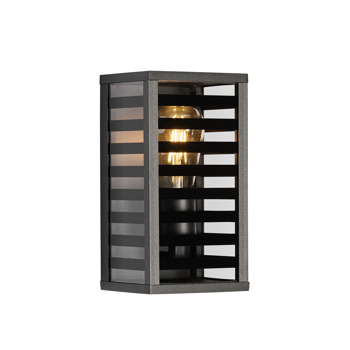 Moderne buiten wandlamp zwart 26 cm IP44 - Reims