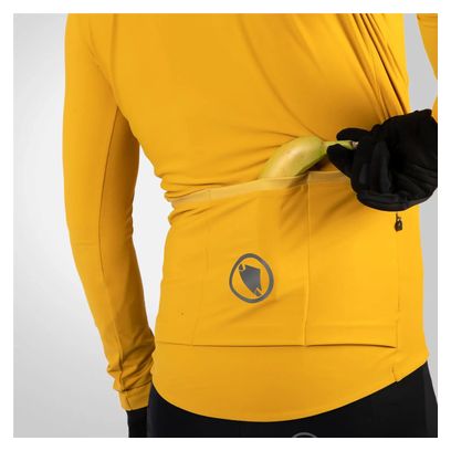 Maillot Manches Longues Endura Pro SL II Jaune Moutarde