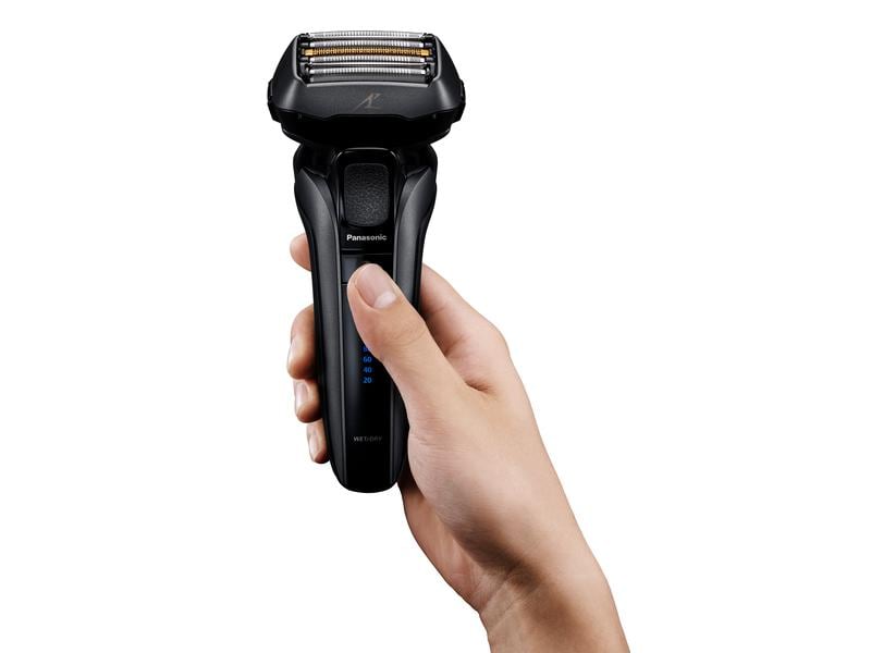 Panasonic Herrenrasierer ES-LV9U-K803 mit Reinigungsstation Rasierapparat mit Linearmotor und flexiblen 20D-Scherkopf