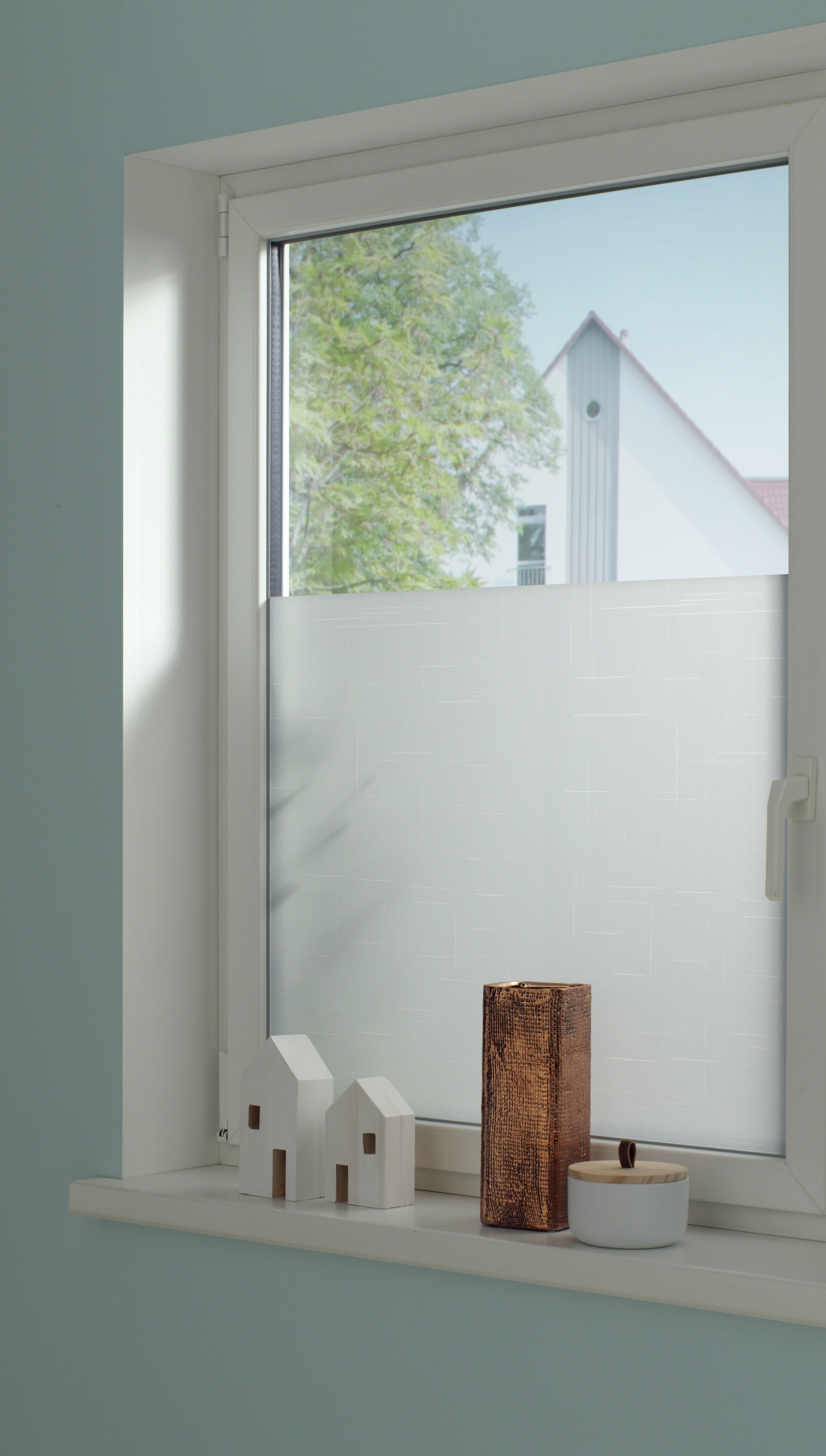 GARDINIA Fensterfolie »Textile 75« 1 Stk. blickdicht statisch haftend 95% UV-Schutz