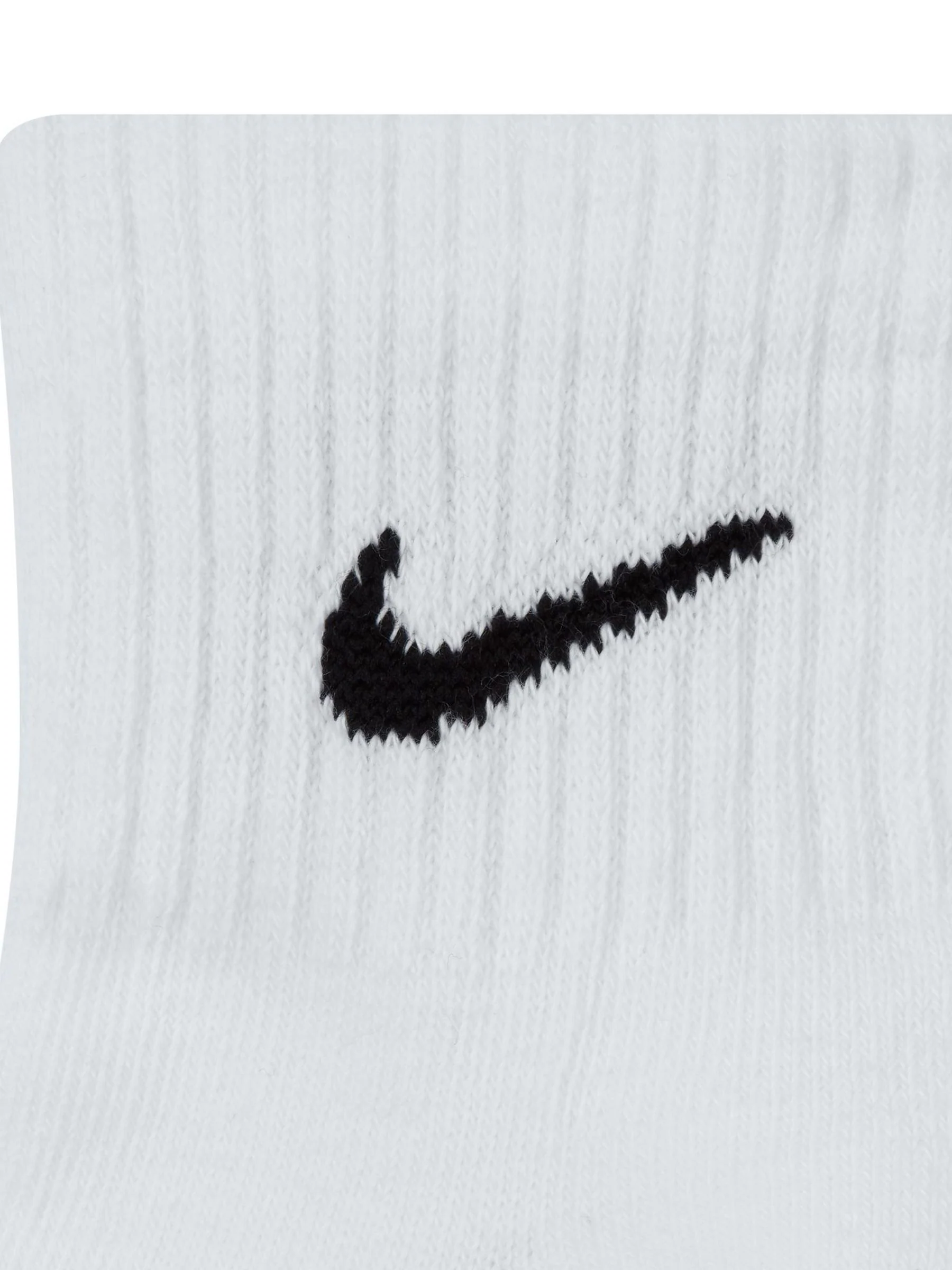 Wit - Enkel - Nike Everyday set van 3 paar verzachte sokken met boord