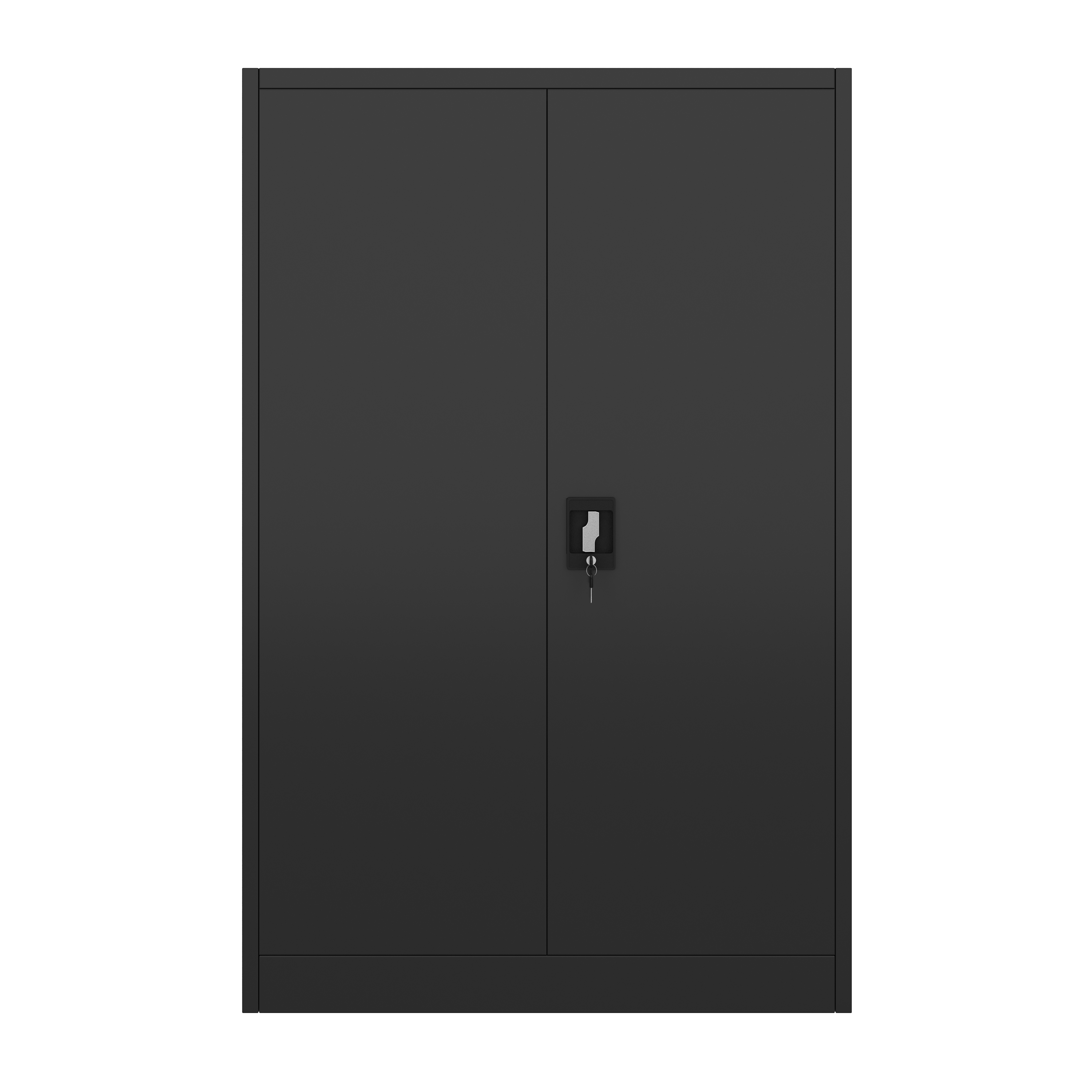 Aktenschrank mit 4 Böden 90 x 140 cm schwarz