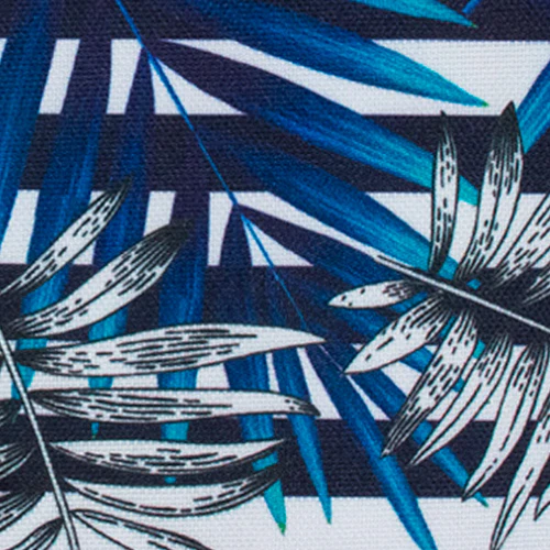 Pochette avant medium Tropical bleu