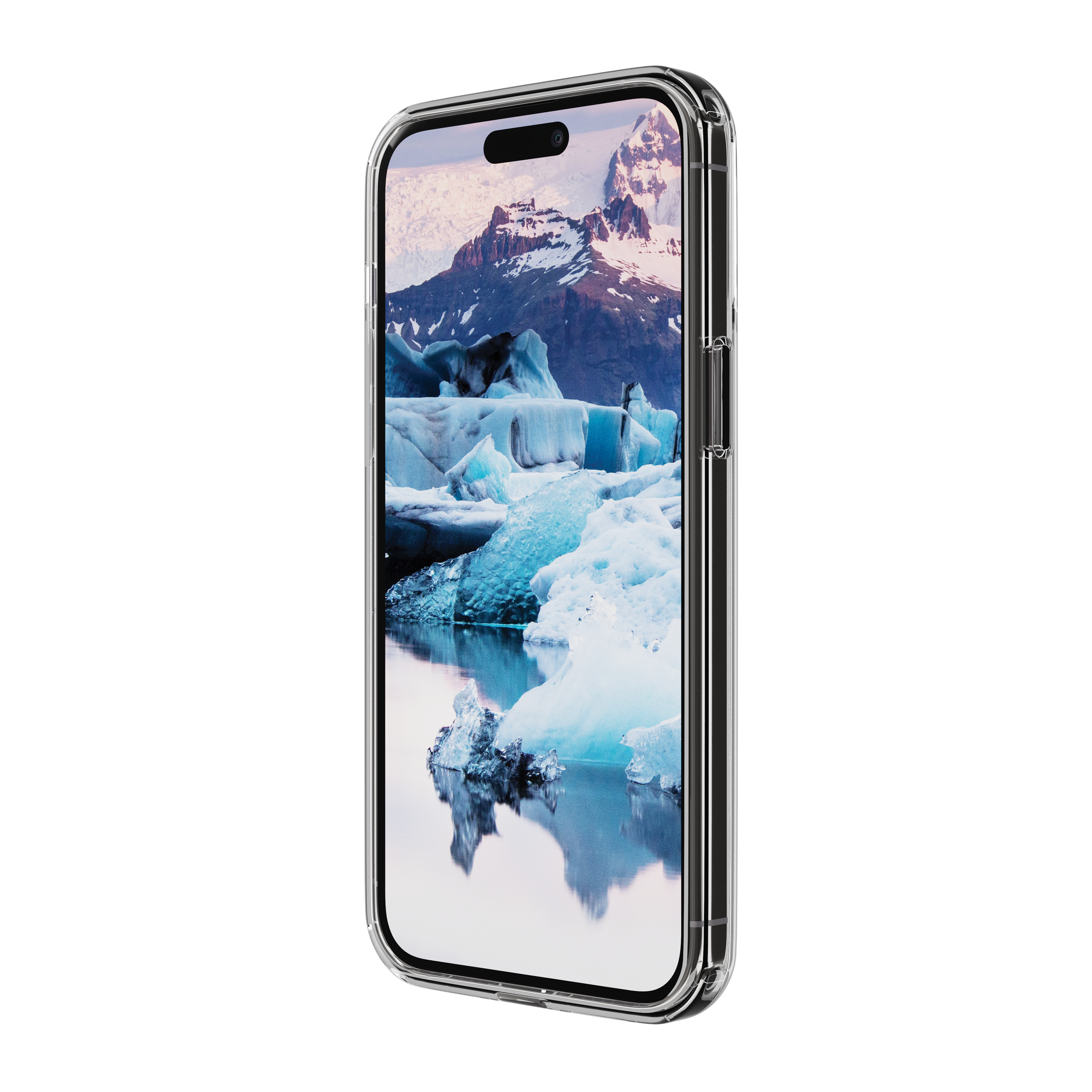 iPhone 15 Pro Hardcase Hülle Clear Case Iceland Pro Recycled (IP61CL001853) - Transparent