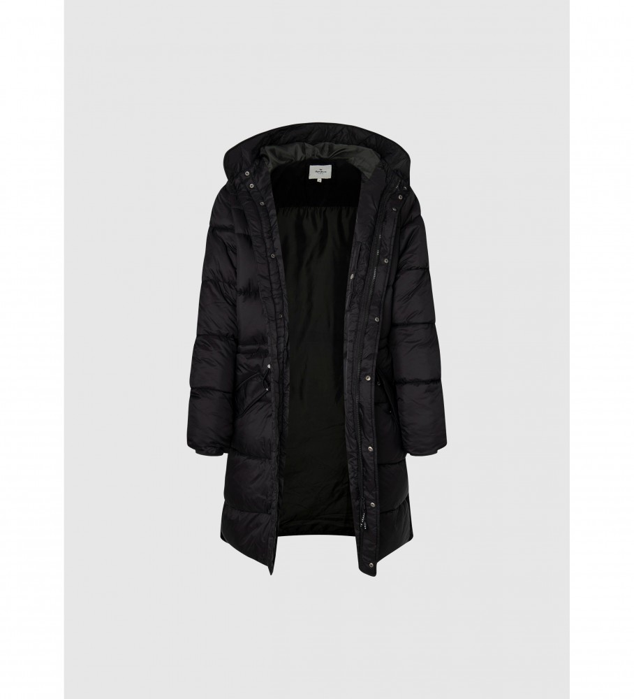 Parka acolchoada Pepe Jeans Blai preto
