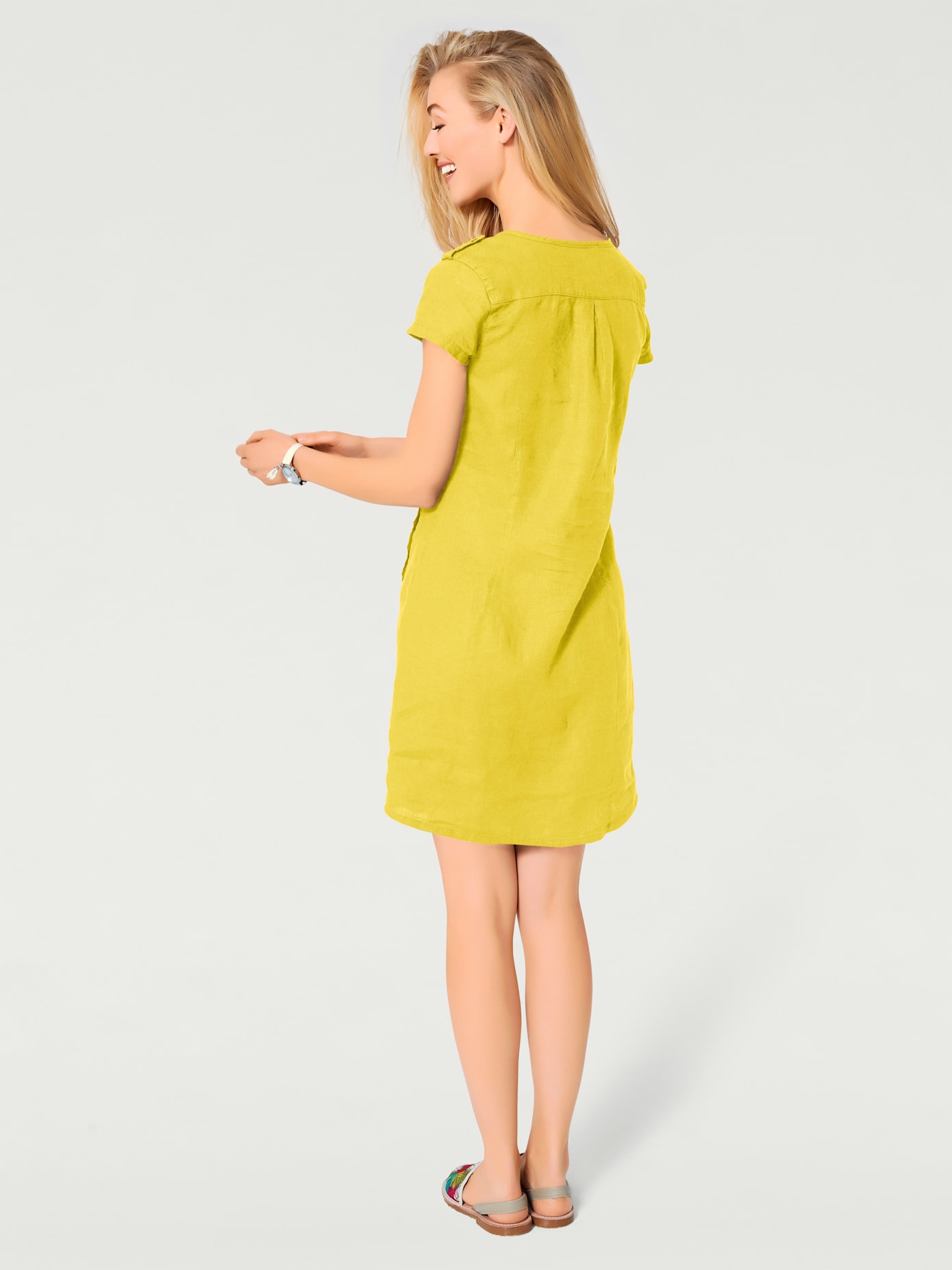 Robe en lin pur lin