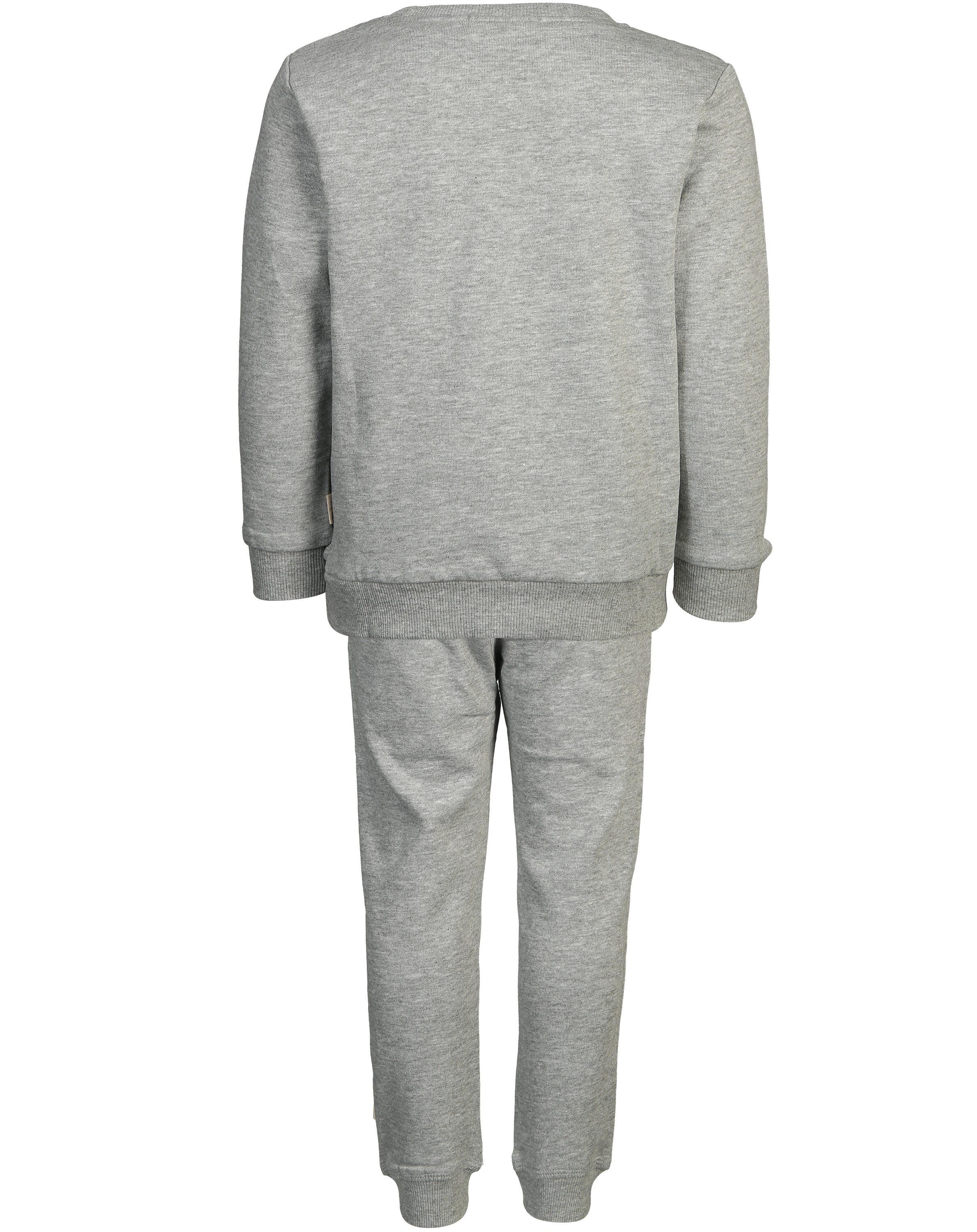 Sweat-Anzug BASIC 2-teilig in grau melange