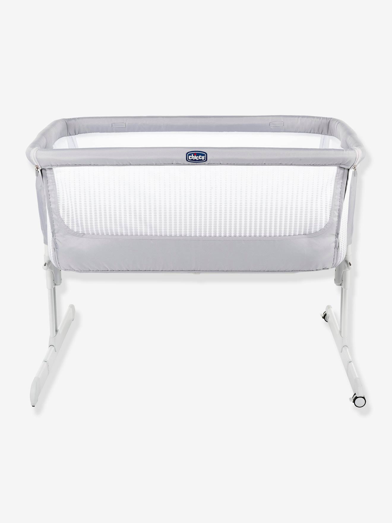Berço Chicco Next2me Air para dormir junto com o bebê, cinza claro, liso
