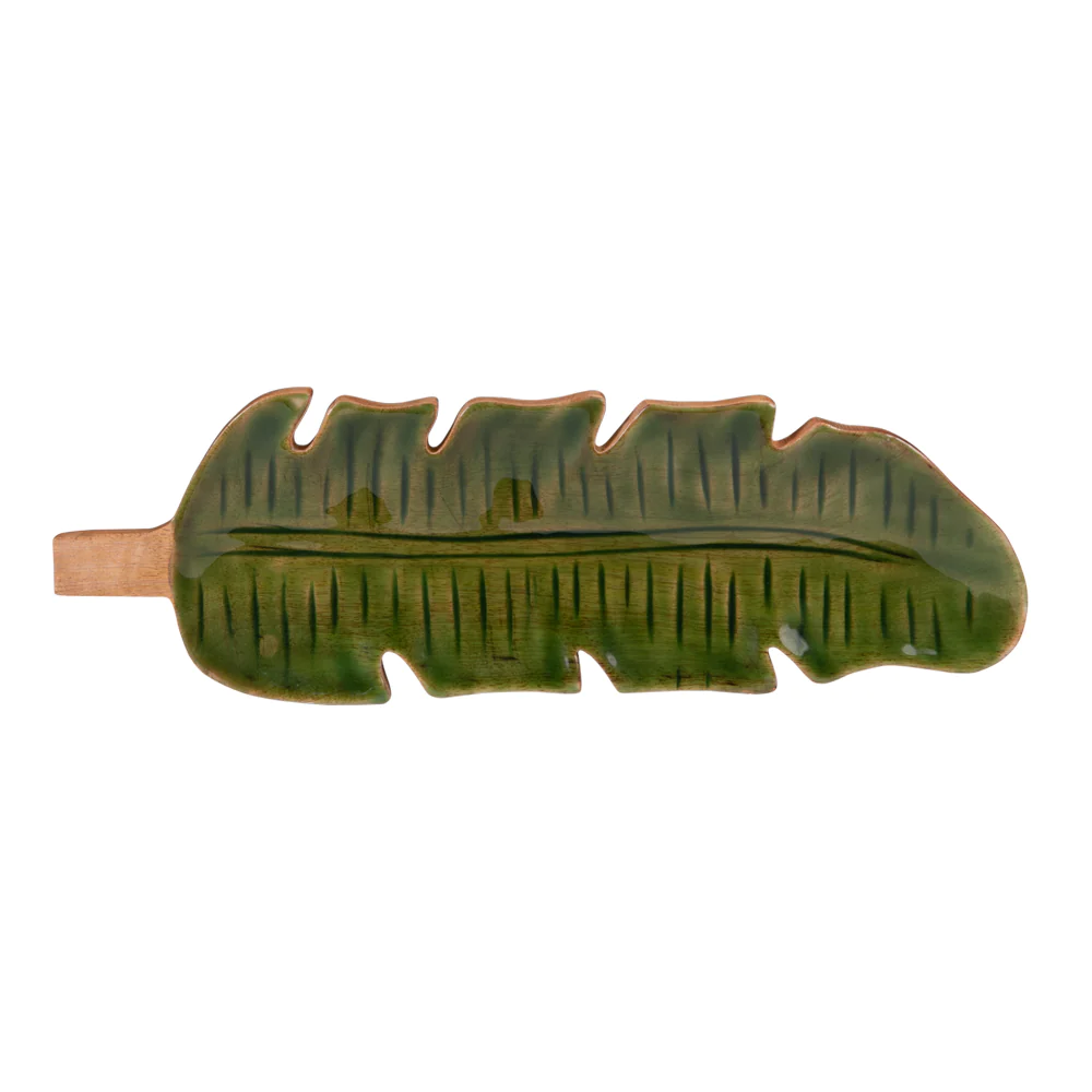 Planche feuille Tropical 45x14,5 cm Table passion