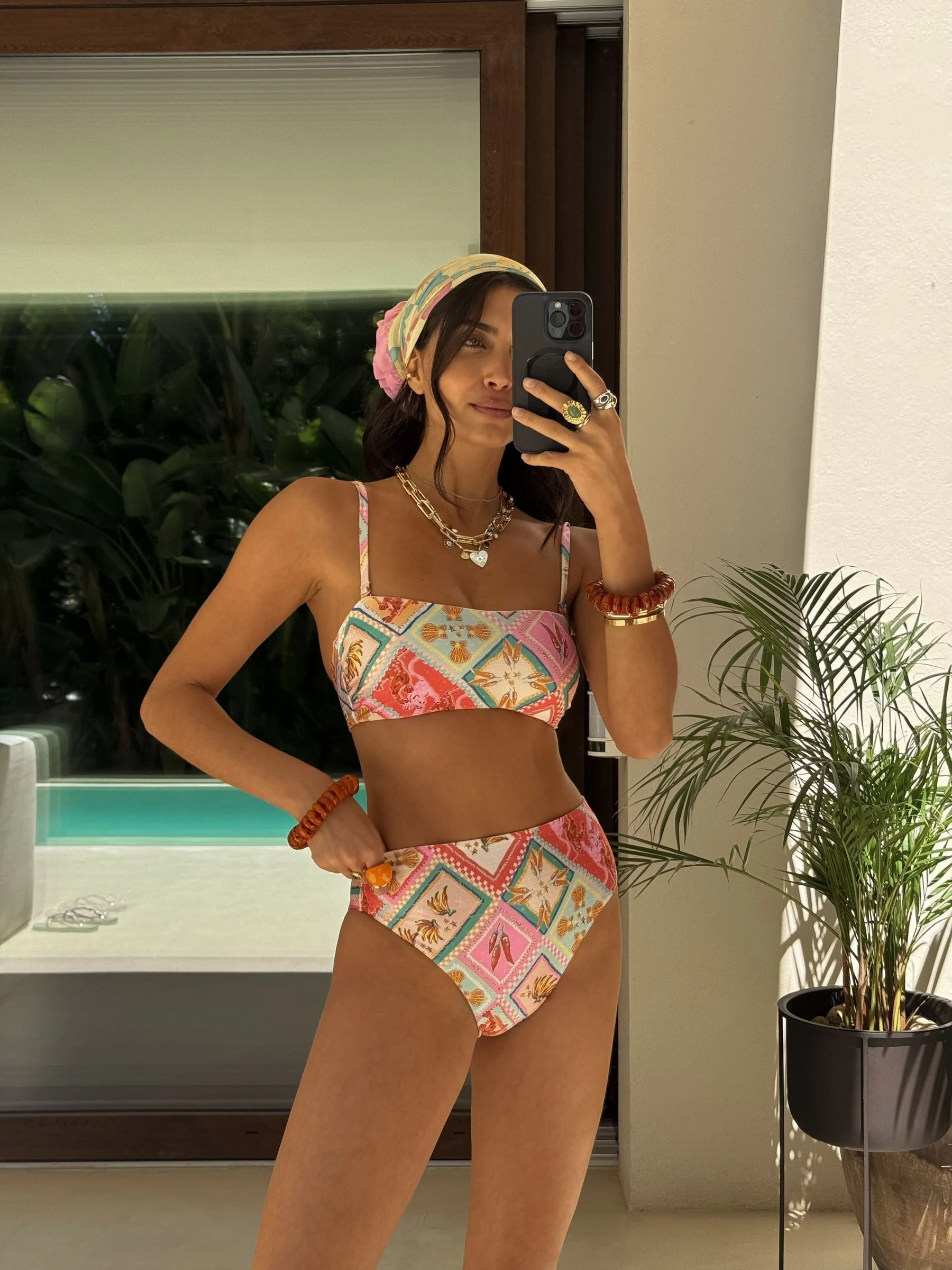 Never Fully Dressed bikinibroekje met hoge taille
