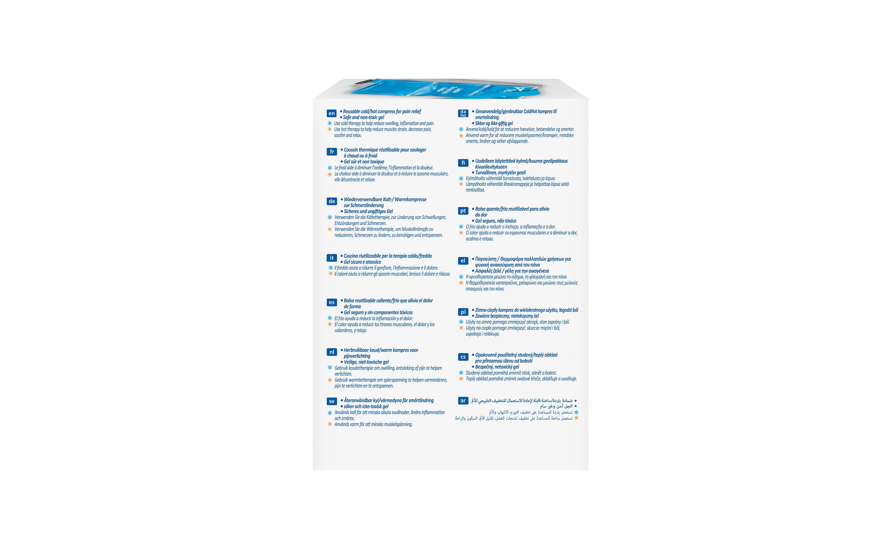 Kompresse ColdHot Flexible Gel 11 x 23.5 cmWärm- und Kühlbeutel (Coldpack)
