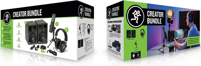 Mackie - Creator Bundle - Microfoonset - Zwart - 2.0 Kanalen