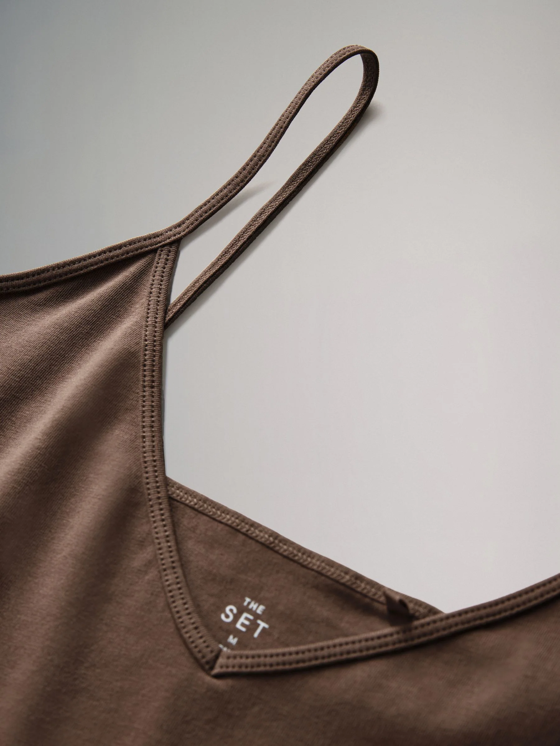 The Set 5 Pack Essentials V-Neck Cami Tops