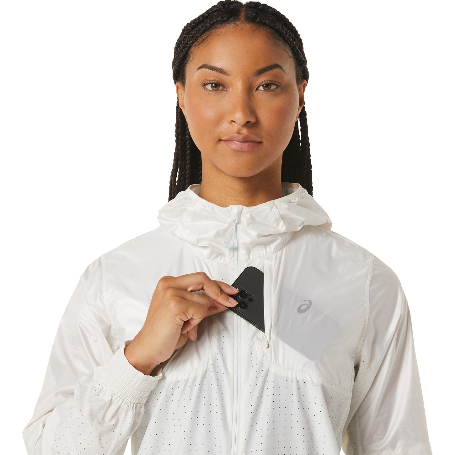 ASICS Nagino Run Jacke Damen cream