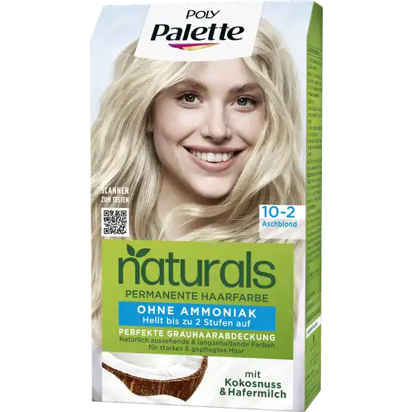 NATURALS Permanente Haarfarbe 10-2 Aschblond