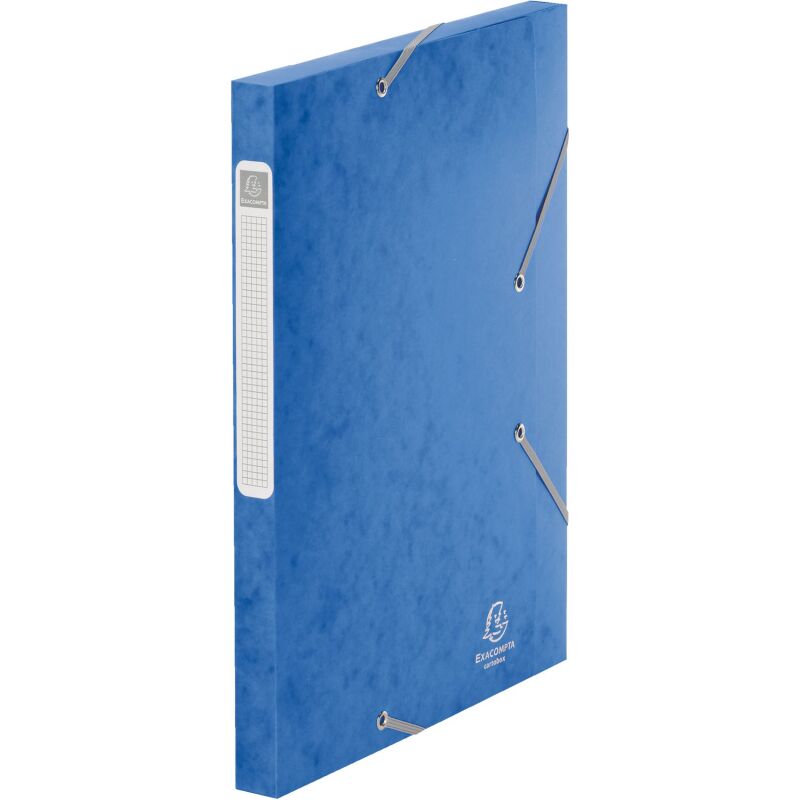 Chemise box carte Cartobox Exacompta 24 x 32 cm dos 2,5 cm couleur
