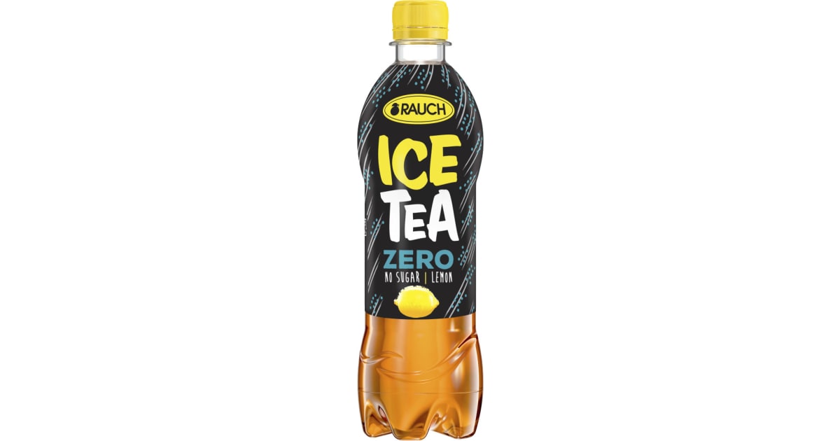 Rauch Eistee Zero Zitrone 0,5 Liter (Einweg)