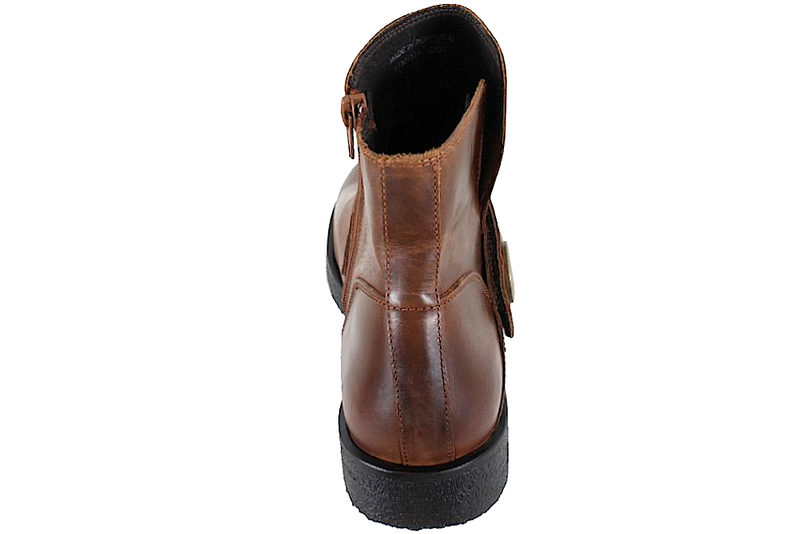 CASHOTT CASFREJA LOW BIKER BOOT COGNAC