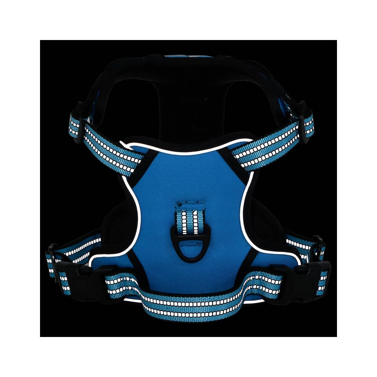 VidaXL Hundegeschirr blau XL