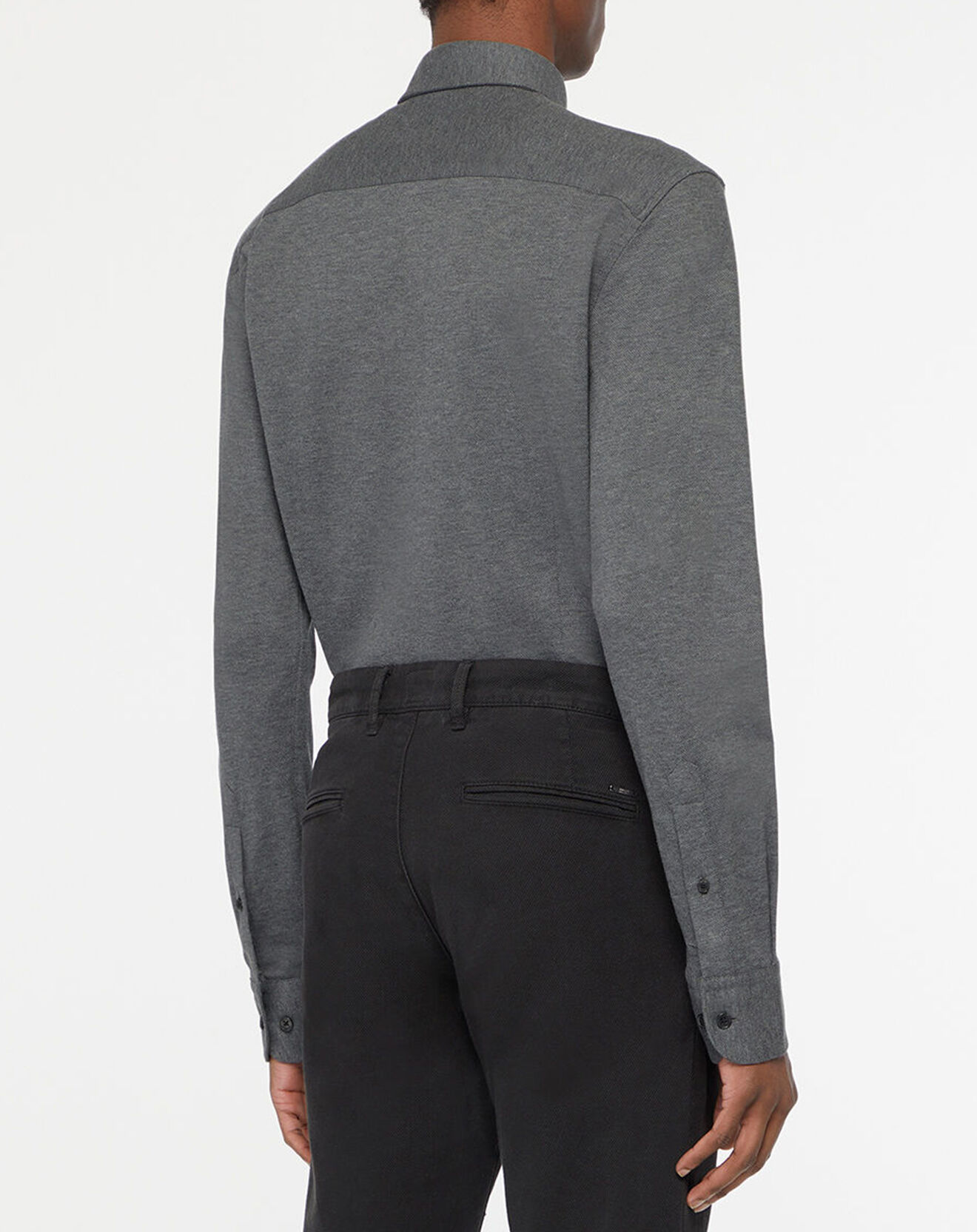 Hackett London Chemise Slim Fit gris moyen