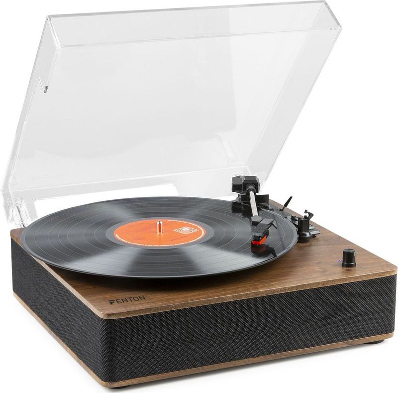 Fenton - RP161 - Retro Platenspeler - Bluetooth - Ingebouwde Speakers - 50W