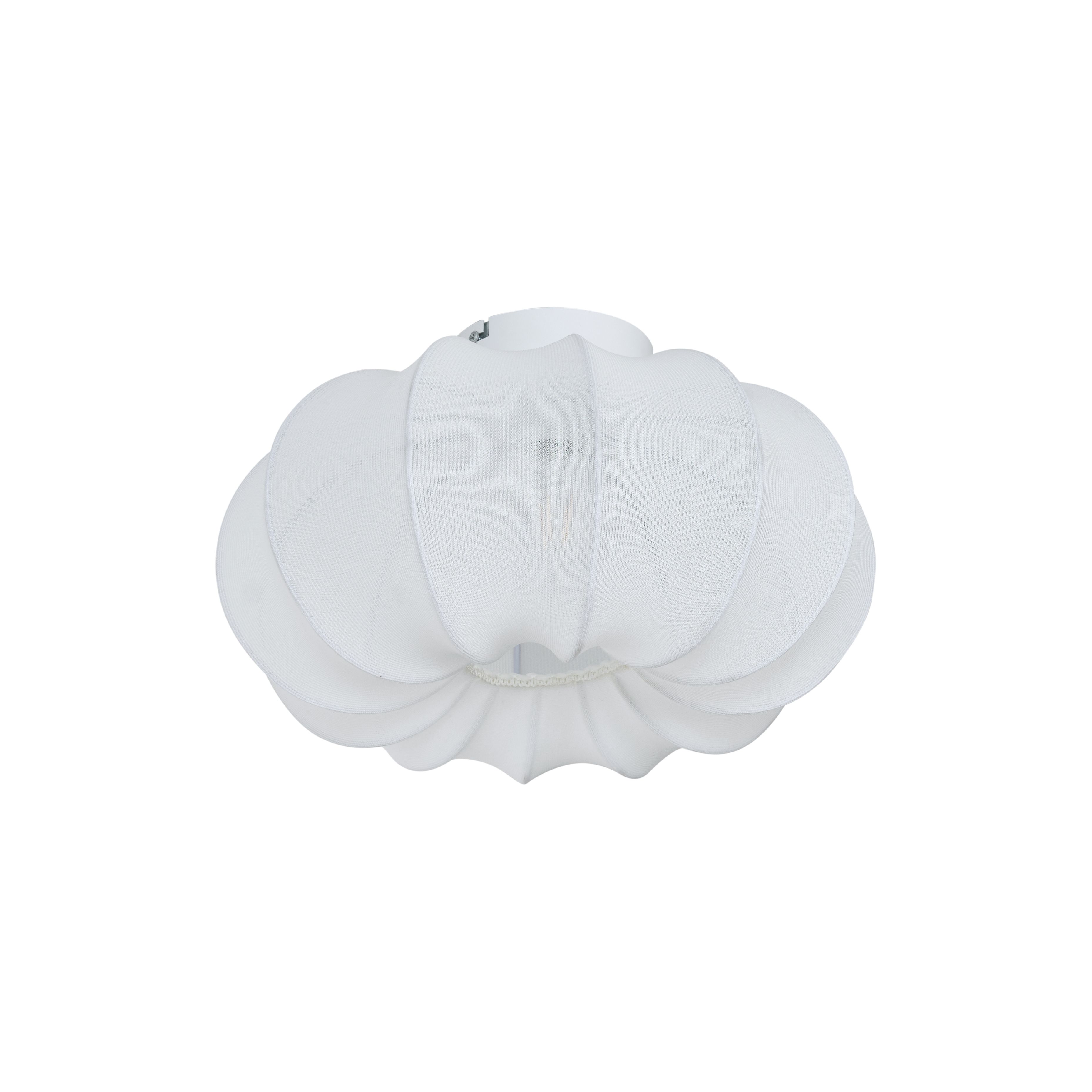 Japandi plafondlamp wit 37cm - Plu Asyesha