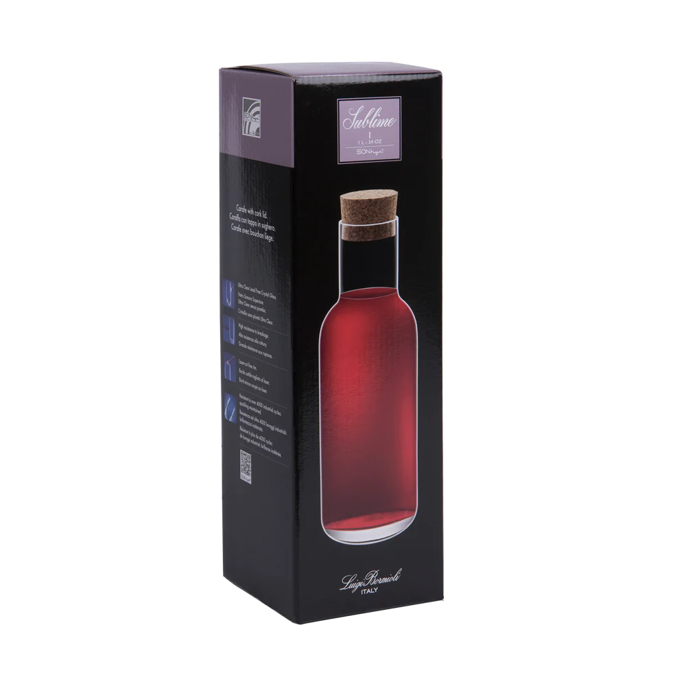 Carafe avec bouchon Sublime 1 l Bormioli Luigi
