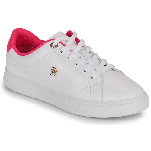 Tommy Hilfiger - ELEVATED ESSENTIAL COURT SNEAKER Blanco / Rosa