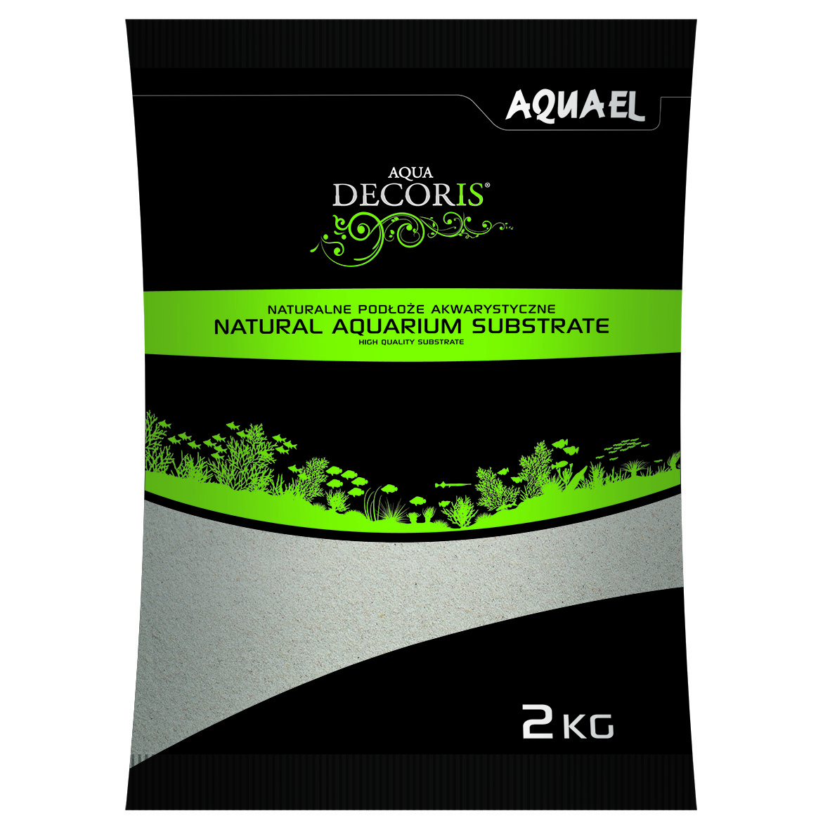 Areia de quartzo Aquael (0,1 - 0,3 mm 2 kg)