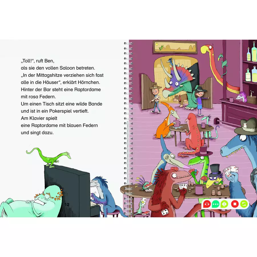 RAVENSBURGER tiptoi® Lese-Lausch-Abenteuer: Dino-Stadt