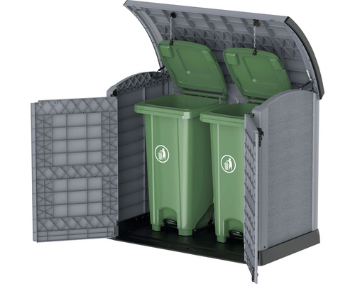 StoreAway DuraMax 1200 l opbergbox, 145 x 82,5 x 125 cm, antraciet