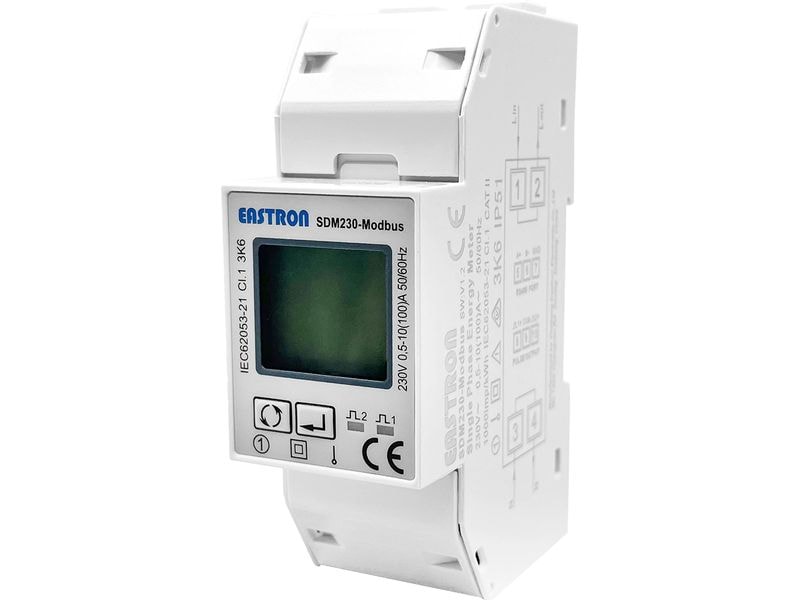 GROWATT Energiemessgerät SPM-E, 1-phasig 80 A Stromzähler Smart Meter