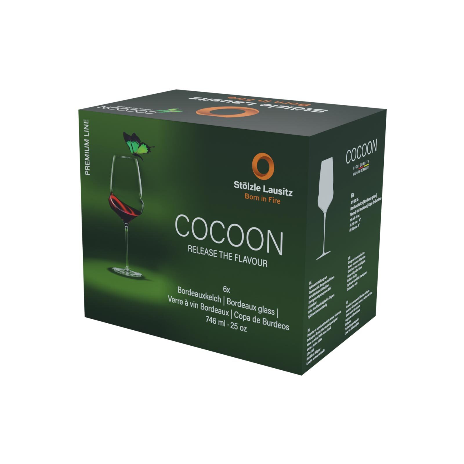 Stölzle Lausitz Bordeauxgläser Cocoon 746 ml 6er Set
