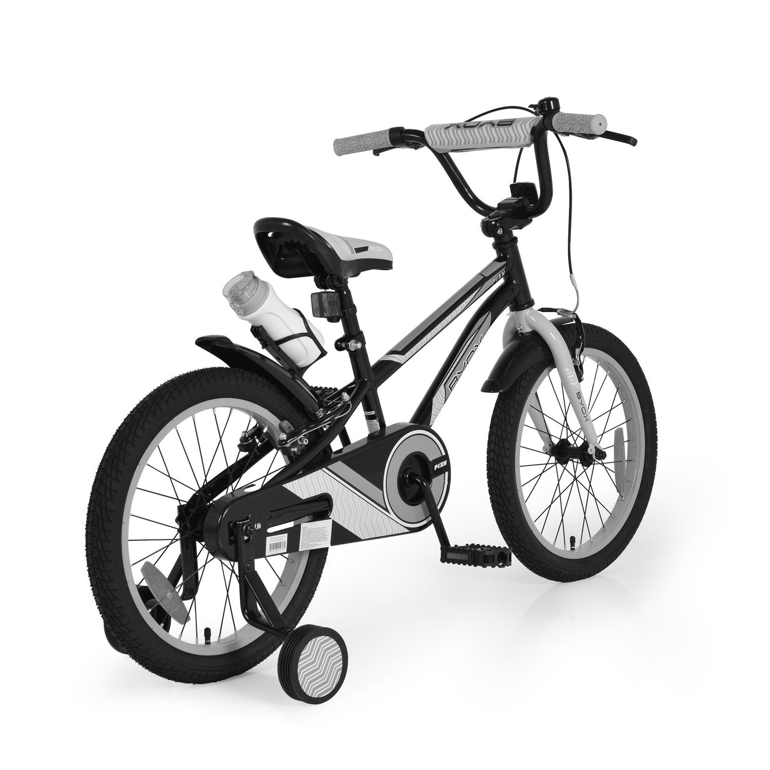 Byox Kinderfahrrad 18 Zoll Pixi, Klingel, Reflektoren, Stützräder, ab 5 Jahre türkis