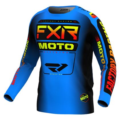Maillot cross FXR CLUTCH 24 2024 - Bleu / Rouge