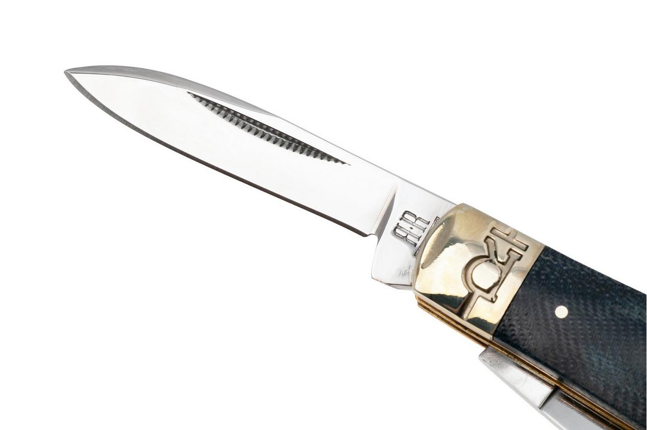 Rough Ryder Half Hawk Denim RR2186 Carbon slipjoint zakmes