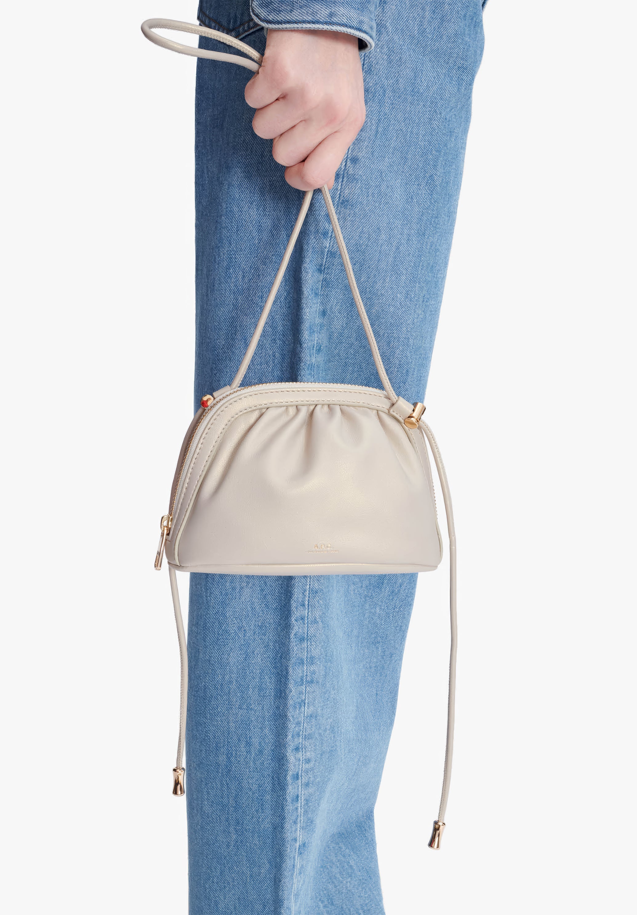 Bourse Ninon Small - Or pale