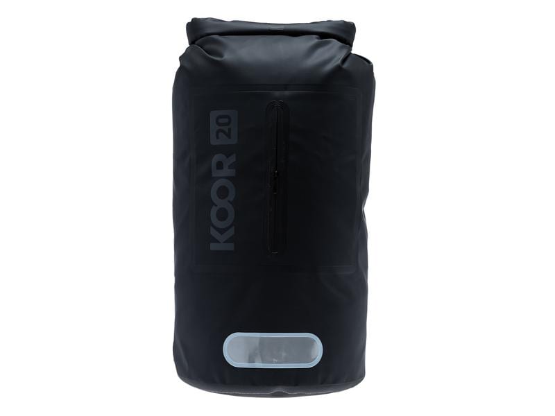 KOOR Dry Bag Toore Schwarz 20 l Wasserdichter Schwimmsack