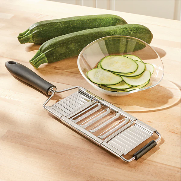 Mandoline multifonctions 3 lames interchangeables inox Mathon