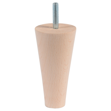 Duraline meubelpoot rond beuken Ø2,5x5x10 cm